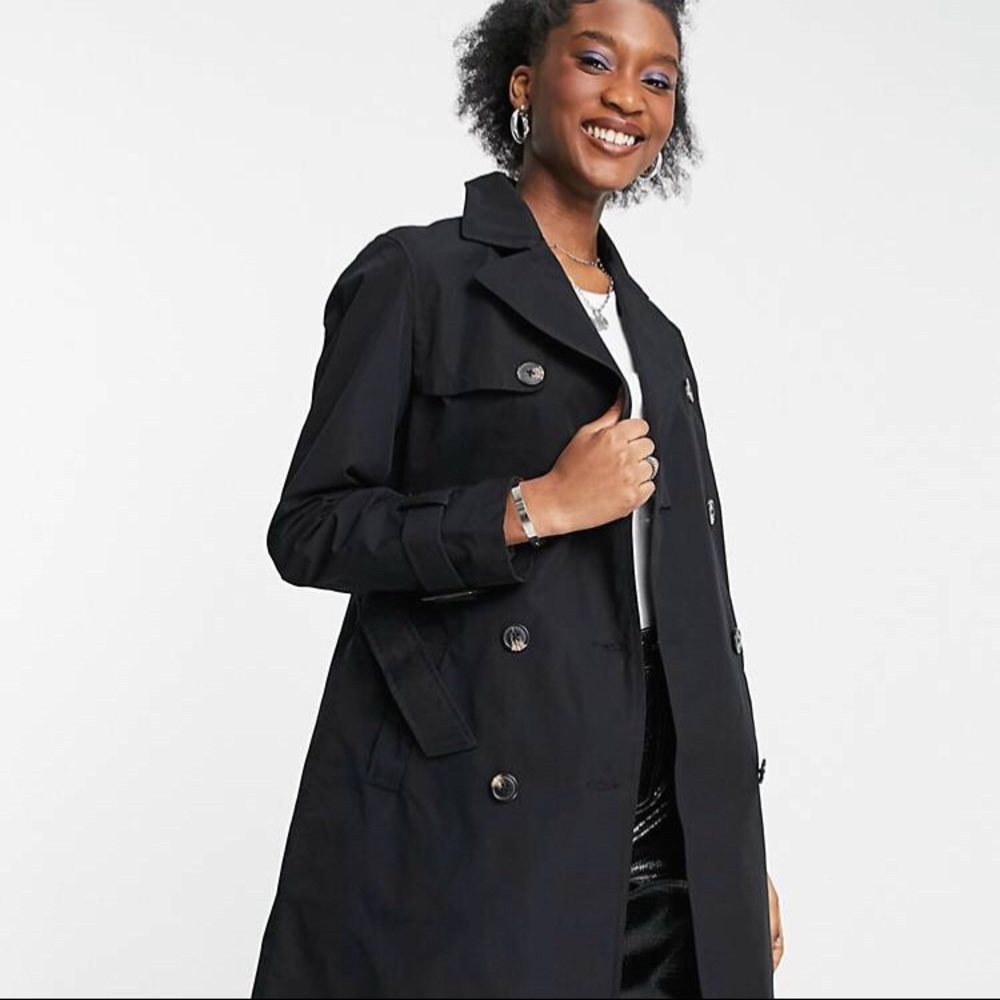 JM collection cotton trench coat